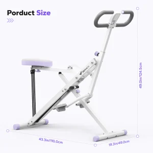 MERACH Squat Machine 2in1 Squat Rowing