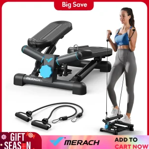 MERACH Mini Stepper for Exercise Twist Stair Stepper