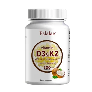 Vitamin D3 and K2 Softgels - Promotes Absorption, Digestion