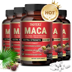 Maca root extract supplements support energy